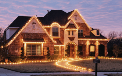 How to Hang Christmas Lights on a Shingle Roof